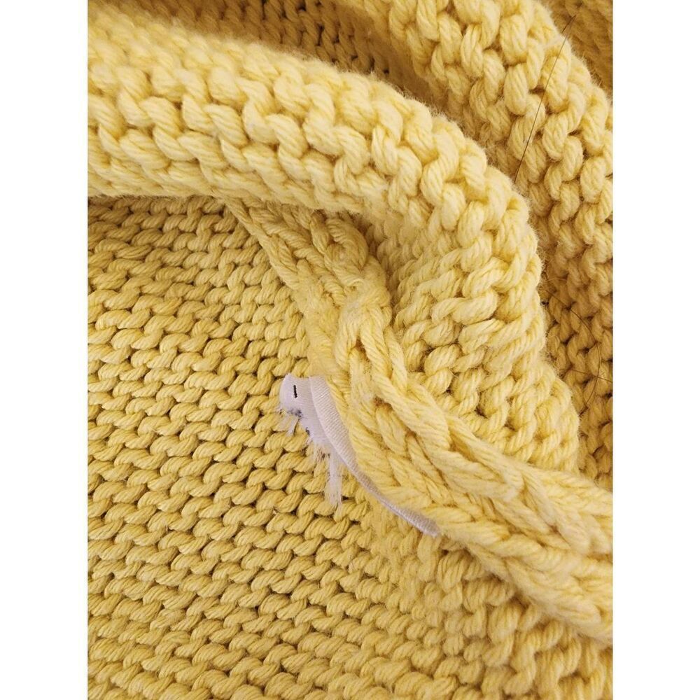 Zara bright yellow knit mini sweater dress size small - Picture 7 of 7
